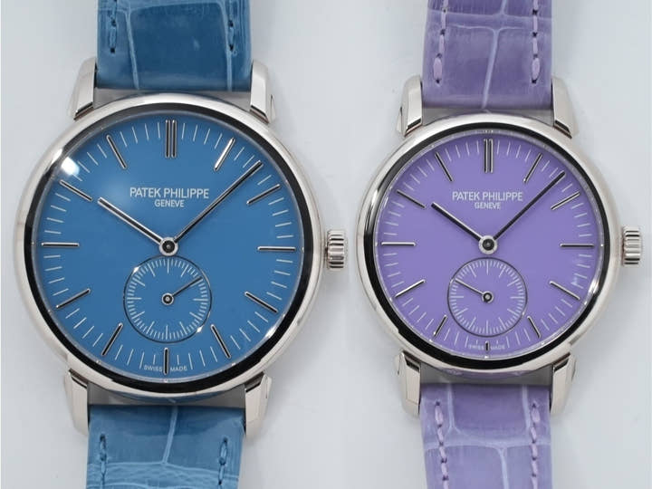 パテックフィリップ カラトラバ グランド エキシビジョン 東京2023 Ref.6127G-010/7127G-010 ホワイトゴールド ラックライトブルー(スカイブルー) ライラックトーン(パープル)文字盤