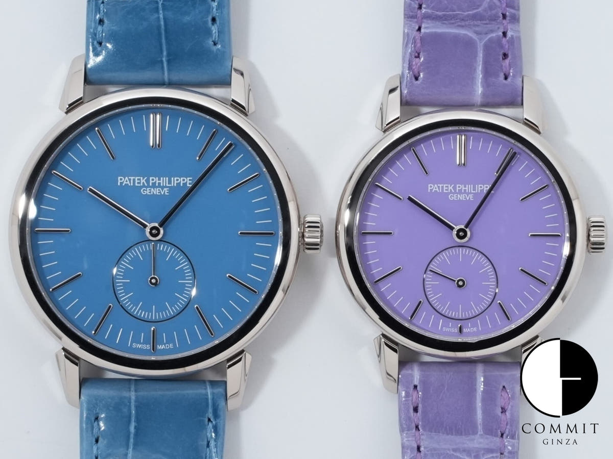 パテックフィリップ カラトラバ グランド エキシビジョン 東京2023 Ref.6127G-010/7127G-010 ホワイトゴールド ラックライトブルー(スカイブルー) ライラックトーン(パープル)文字盤