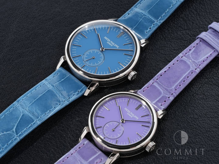 パテックフィリップ カラトラバ グランド エキシビジョン 東京2023 Ref.6127G-010/7127G-010 ホワイトゴールド ラックライトブルー(スカイブルー) ライラックトーン(パープル)文字盤