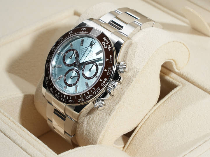 ロレックス デイトナ Ref.126506A プラチナ アイスブルーx11Pダイヤ文字盤