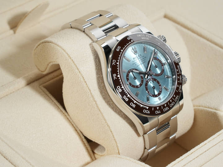 ロレックス デイトナ Ref.126506A プラチナ アイスブルーx11Pダイヤ文字盤