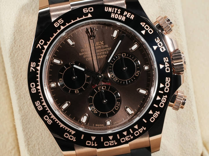 ロレックス デイトナ Ref.116515LN エバーローズゴールド チョコレート/ブラック文字盤