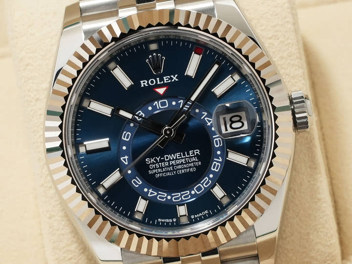 ロレックス スカイドゥエラー Ref.336934 ステンレススチール/ホワイトゴールド ブルー文字盤 ジュビリーブレスレット