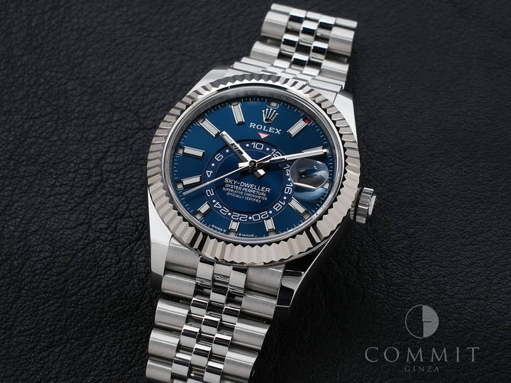 ロレックス スカイドゥエラー Ref.336934 ステンレススチール/ホワイトゴールド ブルー文字盤 ジュビリーブレスレット