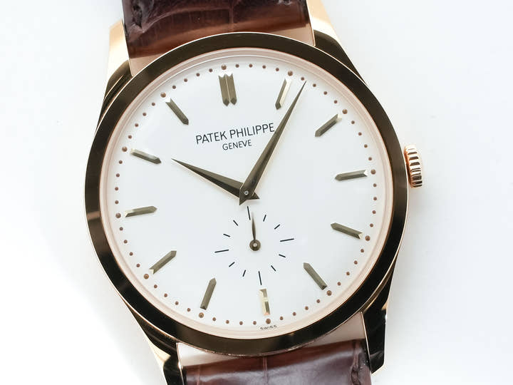 パテックフィリップ カラトラバ Ref.5196J-001 イエローゴールド シルバー文字盤