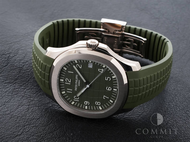 パテックフィリップ アクアノート Ref.5168G-010 ホワイトゴールド カーキグリーン文字盤