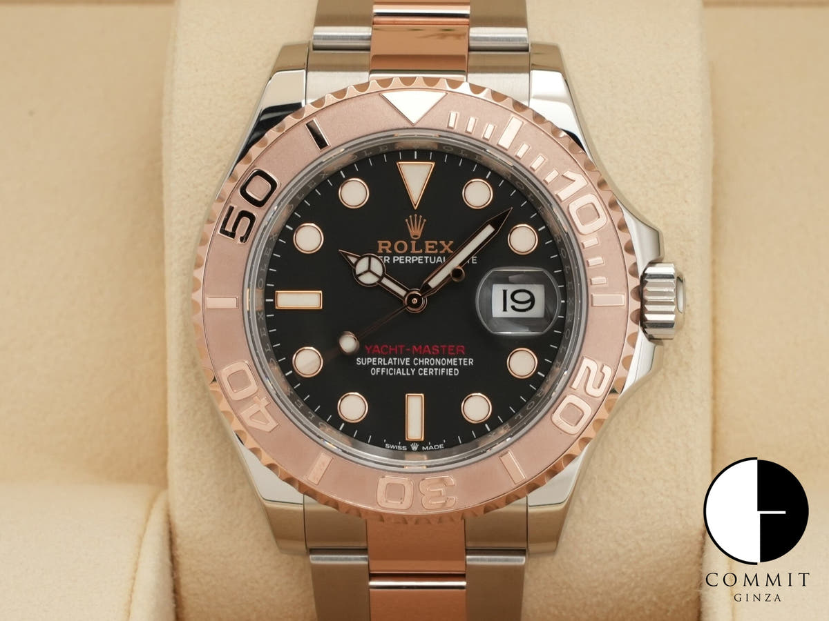 ロレックス ヨットマスター40 Ref.126621 ステンレススチール/エバーローズゴールド ブラック文字盤