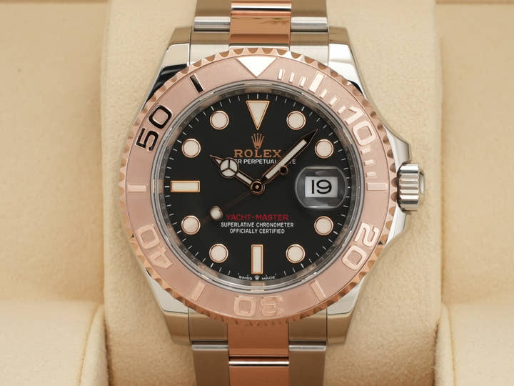 ロレックス ヨットマスター40 Ref.126621 ステンレススチール/エバーローズゴールド ブラック文字盤