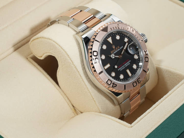 ロレックス ヨットマスター40 Ref.126621 ステンレススチール/エバーローズゴールド ブラック文字盤