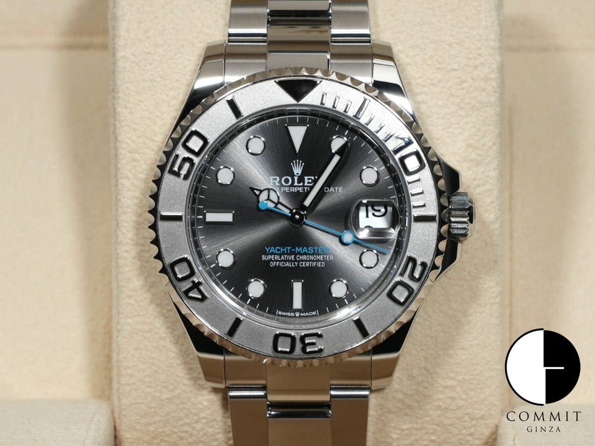 ロレックス ヨットマスター37 Ref.268622 ステンレススチール/プラチナ スレート文字盤