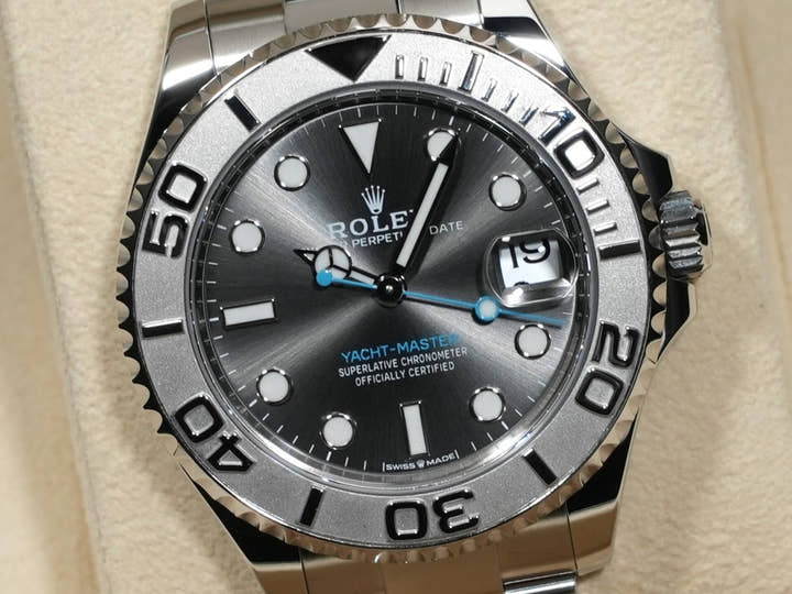 ロレックス ヨットマスター37 Ref.268622 ステンレススチール/プラチナ スレート文字盤