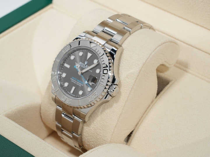 ロレックス ヨットマスター37 Ref.268622 ステンレススチール/プラチナ スレート文字盤