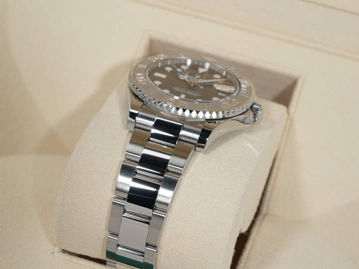 ロレックス ヨットマスター37 Ref.268622 ステンレススチール/プラチナ スレート文字盤