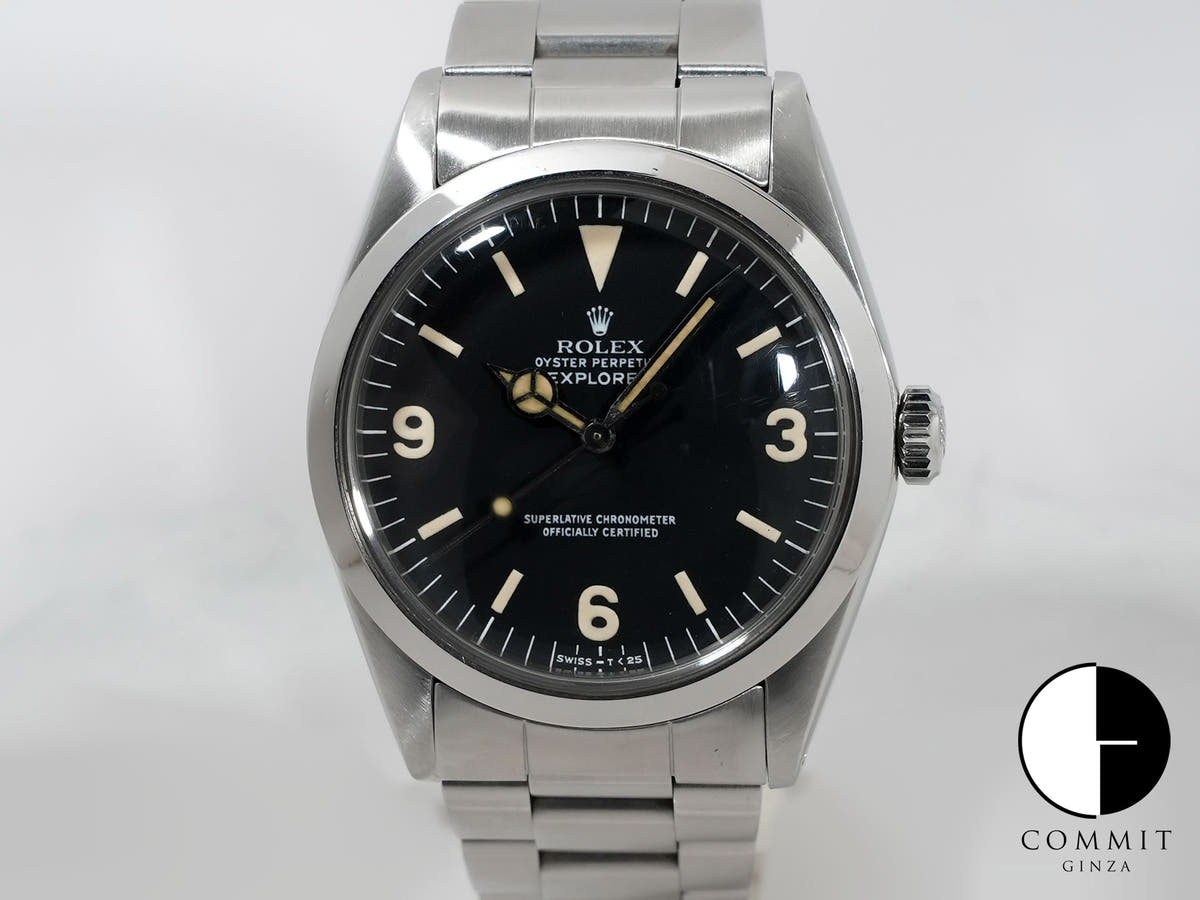 ロレックス エクスプローラーI Ref.1016 ステンレススチール ブラック文字盤