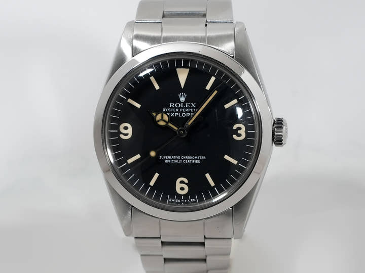 ロレックス エクスプローラーI Ref.1016 ステンレススチール ブラック文字盤