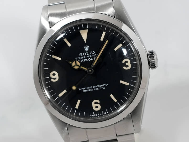 ロレックス エクスプローラーI Ref.1016 ステンレススチール ブラック文字盤