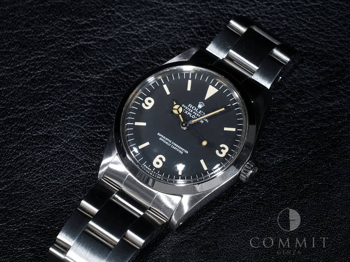 ロレックス エクスプローラーI Ref.1016 ステンレススチール ブラック文字盤