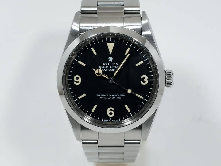 ロレックス エクスプローラーI Ref.1016 ステンレススチール ブラック文字盤