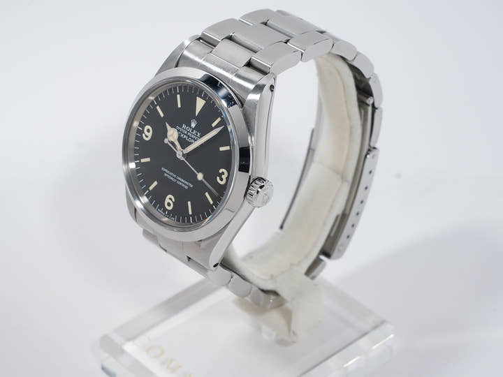 ロレックス エクスプローラーI Ref.1016 ステンレススチール ブラック文字盤