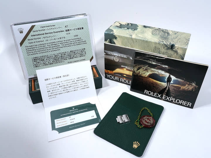 ロレックス エクスプローラーI Ref.1016 ステンレススチール ブラック文字盤