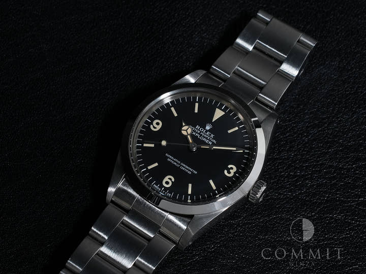 ロレックス エクスプローラーI Ref.1016 ステンレススチール ブラック文字盤