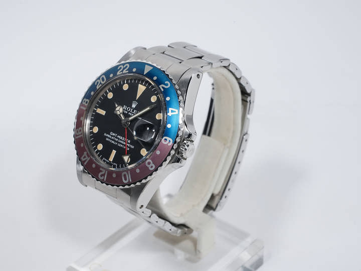 ロレックス GMTマスター Ref.1675 ステンレススチール ブラック文字盤 オイスターブレスレット