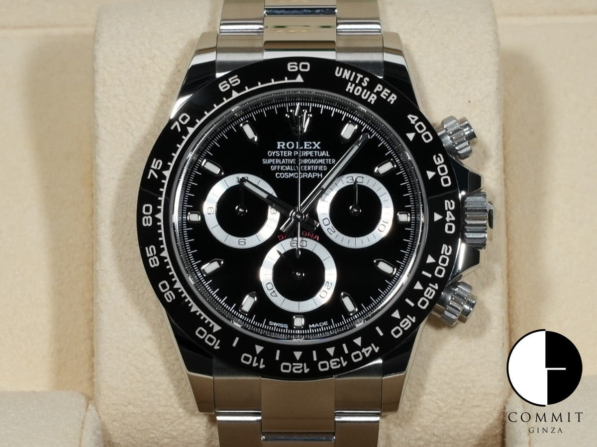 ロレックス デイトナ Ref.116500LN ステンレススチール ブラック文字盤