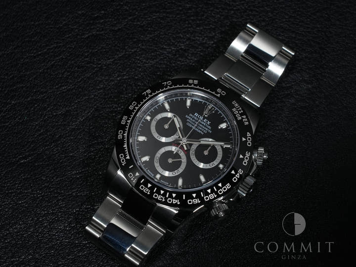 ロレックス デイトナ Ref.116500LN ステンレススチール ブラック文字盤