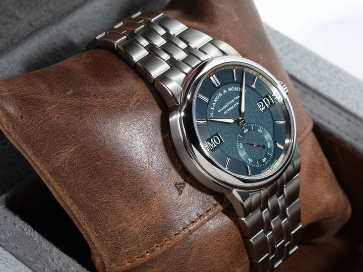 A.ランゲ&ゾーネ オデュッセウス Ref.363.179 SS ダークブルー文字盤 美中古 rs7gzxcz