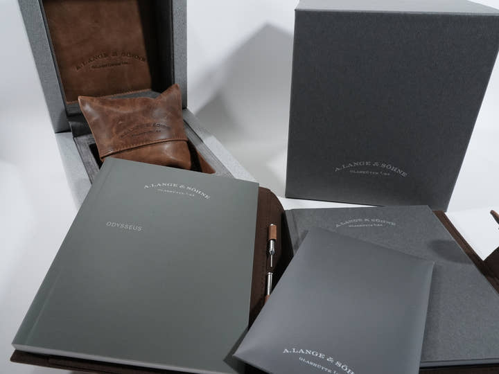 A.ランゲ&ゾーネ オデュッセウス Ref.363.179 SS ダークブルー文字盤 美中古 rs7gzxcz