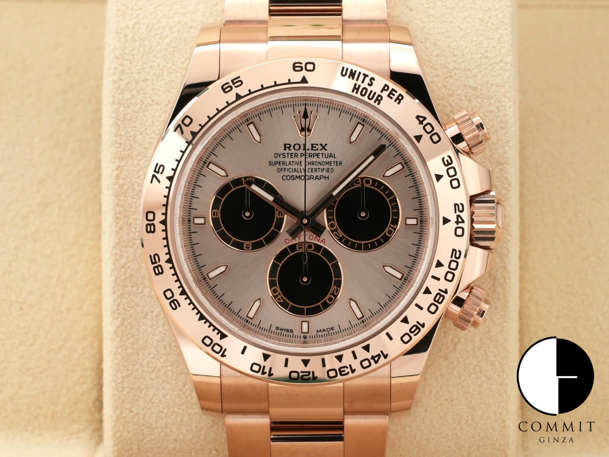 ロレックス デイトナ Ref.126505 エバーローズゴールド サンダストxブライトブラック文字盤