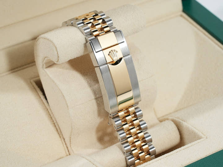 Rolex GMT-Master II Ref. 126713GRNR Stainless Steel/Yellow Gold Black Dial Jubilee Bracelet
