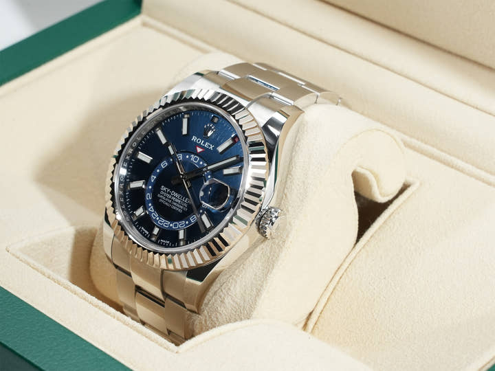 ロレックス スカイドゥエラー Ref.326934 ステンレススチール/ホワイトゴールド ブルー文字盤 オイスターブレスレット