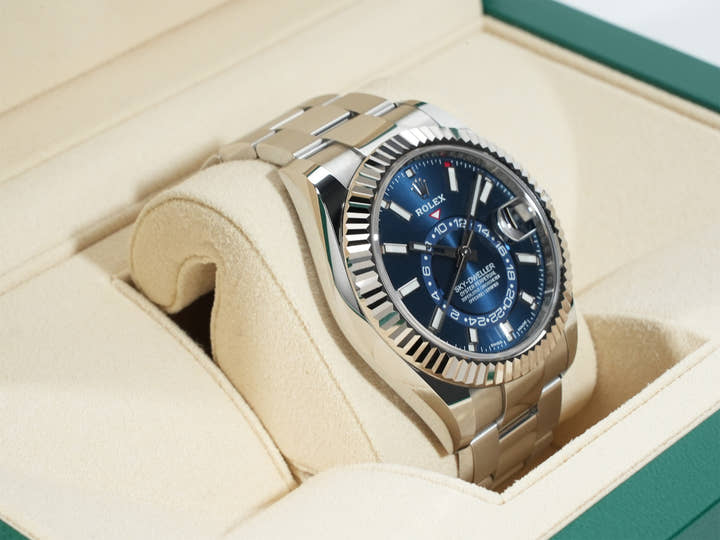 ロレックス スカイドゥエラー Ref.326934 ステンレススチール/ホワイトゴールド ブルー文字盤 オイスターブレスレット