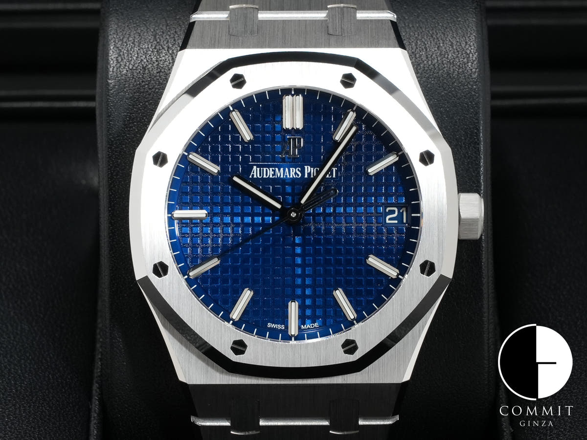 オーデマピゲ ロイヤルオーク Ref.15503BC.OO.1220BC.01 ホワイトゴールド ブルー文字盤