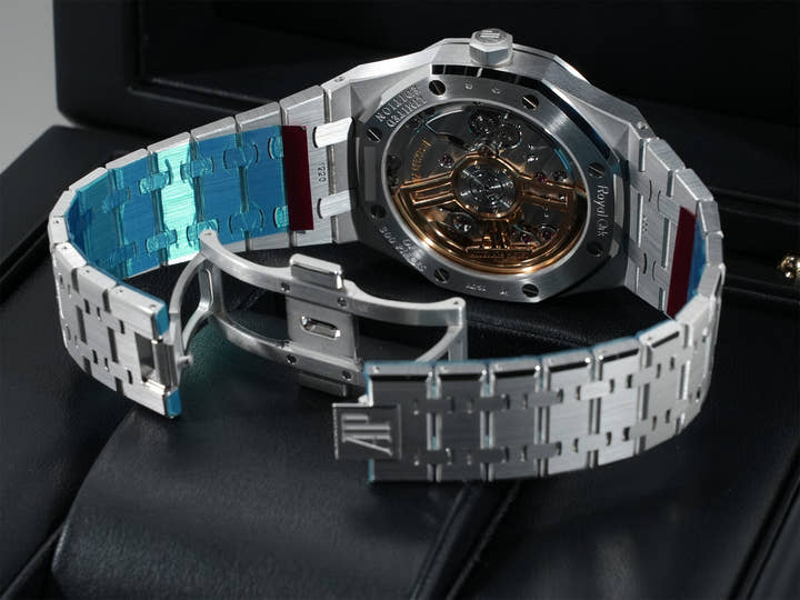 オーデマピゲ ロイヤルオーク Ref.15503BC.OO.1220BC.01 ホワイトゴールド ブルー文字盤