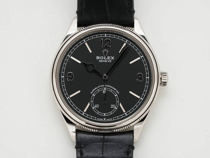 Rolex 1908 Ref. 52509 White Gold Black Dial
