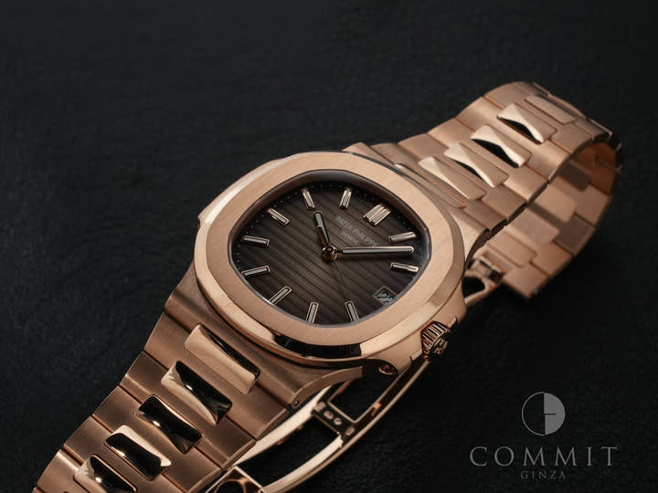 パテックフィリップ ノーチラス Ref.5711/1R-001 ローズゴールド ブラウン・ブラック・グラデーション文字盤