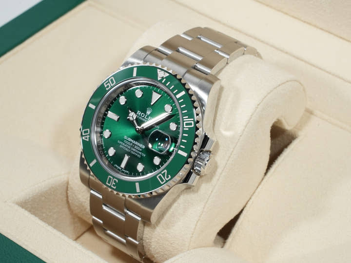 ロレックス サブマリーナー デイト Ref.116610LV ステンレススチール グリーン文字盤