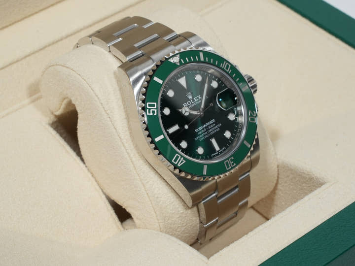 ロレックス サブマリーナー デイト Ref.116610LV ステンレススチール グリーン文字盤