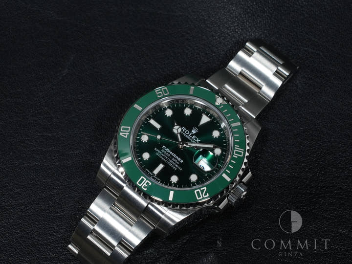 ロレックス サブマリーナー デイト Ref.116610LV ステンレススチール グリーン文字盤