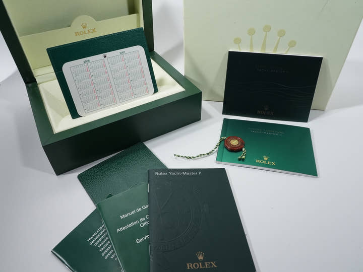 ロレックス ヨットマスターII Ref.116689 ホワイトゴールド ホワイト文字盤