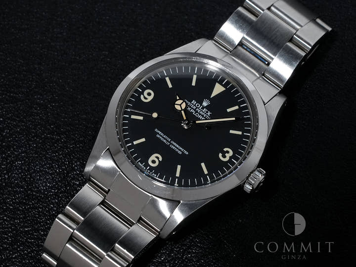 ロレックス エクスプローラーI Ref.1016 ステンレススチール ブラック文字盤