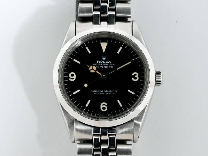ロレックス エクスプローラーI Ref.1016 ステンレススチール ブラック文字盤