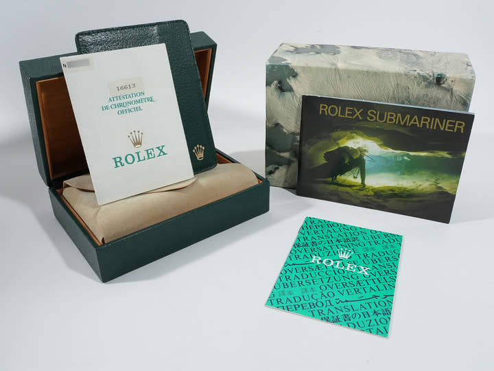 ロレックス サブマリーナー デイト Ref.16613SG ステンレススチール/イエローゴールド グレー文字盤