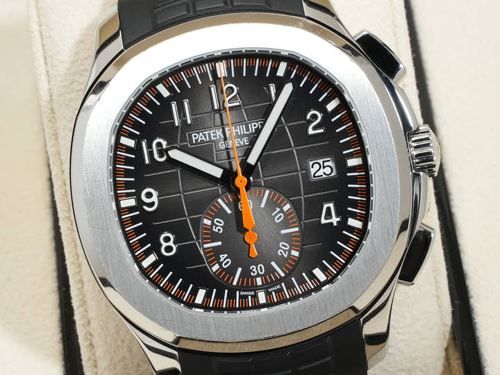 パテックフィリップ アクアノート クロノグラフ Ref.5968A-001 ステンレススチール ブラック文字盤