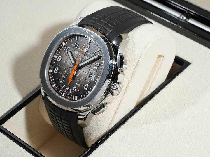 パテックフィリップ アクアノート クロノグラフ Ref.5968A-001 ステンレススチール ブラック文字盤