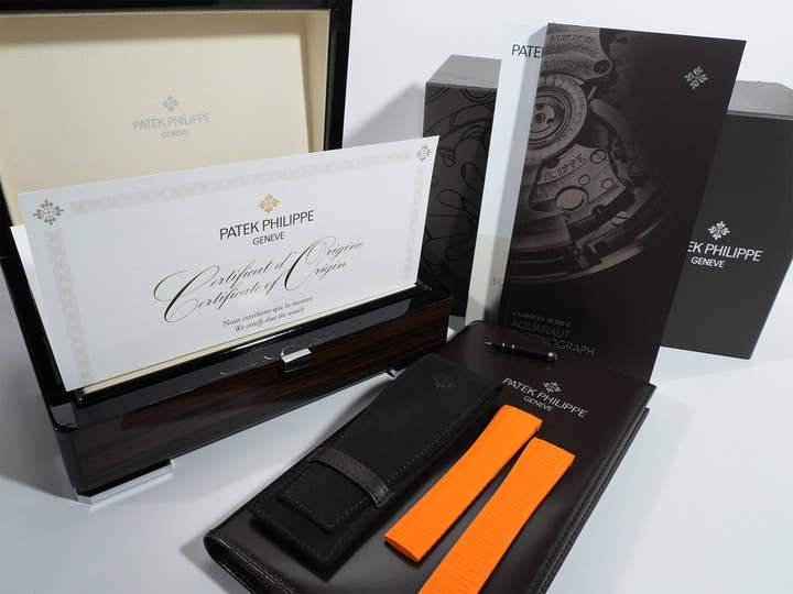 パテックフィリップ アクアノート クロノグラフ Ref.5968A-001 ステンレススチール ブラック文字盤