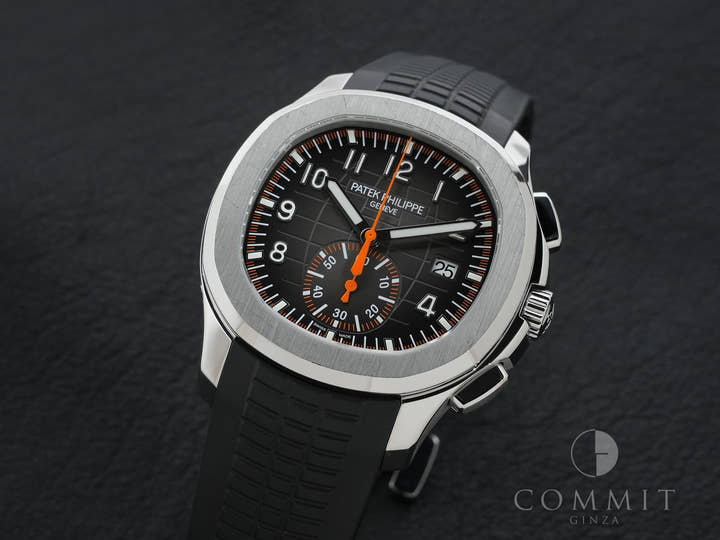 パテックフィリップ アクアノート クロノグラフ Ref.5968A-001 ステンレススチール ブラック文字盤