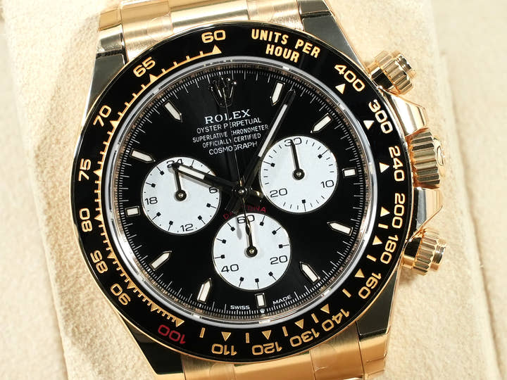 Rolex Daytona Ref. 126528LN Yellow Gold with Bright Black Dial